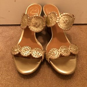 Jack Rogers Lucia Wedge 8 PLATINUM